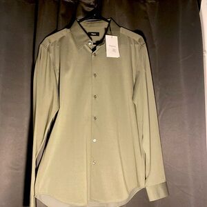 Theory Sylvian Shirt in Structured Knit - Uniform - Medium NWT